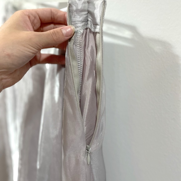 Vintage Long Flare Skirt/ Vintage Wedding Skirt/ Vintage Carrie Bradshaw skirt - Picture 6 of 9